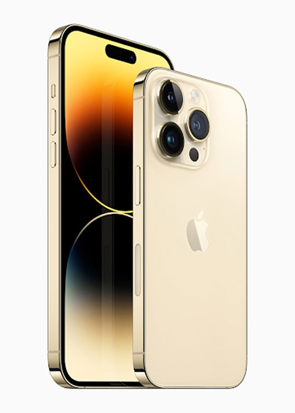 Tone vàng Gold của iPhone 14 Pro/Pro Max hợp với những người mệnh thuỷ hoặc mệnh kim